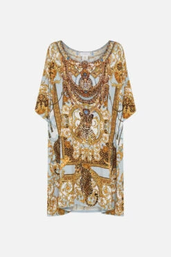 SHORT ROUND NECK LOUNGE KAFTAN PALAZZO PRIDE -Vivid Couture CAMILLA 00024211 SHORT ROUND NECK LOUNGE KAFTAN PALAZZO PRIDE GHOST