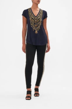 V-NECK TEE DUOMO KALEIDO