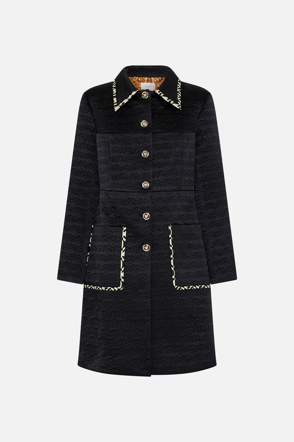 BUTTON FRONT COAT CIAO PALAZZO 5 BUTTON FRONT COAT CIAO PALAZZO - Image 3