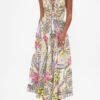 LONG DRESS WITH TIE FRONT AMALFI AMORE -Vivid Couture CAMILLA 00024270 AMALFIAMORE LONGDRESSW TIEFRONT 1