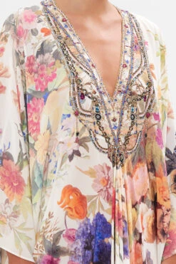 T SHAPE LONG KAFTAN FRIENDS WITH FRESCOS -Vivid Couture CAMILLA 00024289 T SHAPE LONG KAFTAN FRIENDS WITH FRESCOS 5