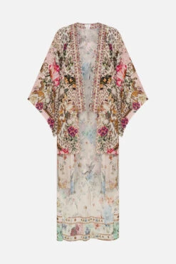 KIMONO WITH LONG UNDERLAYER BAMBINO BLISS -Vivid Couture CAMILLA 00024340 KIMONO W LONG UNDERLAYER BAMBINO BLISS GHOST 1