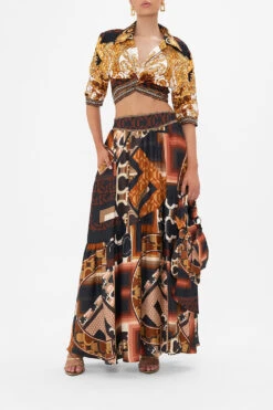 CROPPED TOP WITH TIE FRONT FEELING FRESCO -Vivid Couture CAMILLA 00024402 FEELINGFRESCO CROPPEDTOPWITHTIEFRONT 6