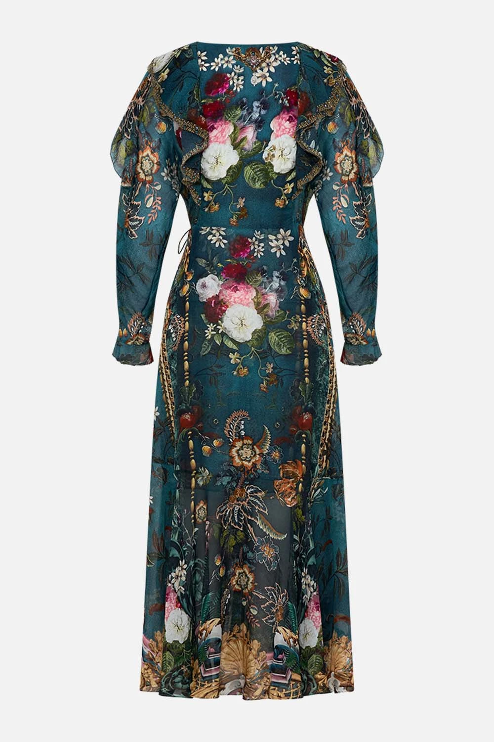 RUFFLE WRAP DRESS VERDIS WORLD 9 RUFFLE WRAP DRESS VERDIS WORLD - Image 7