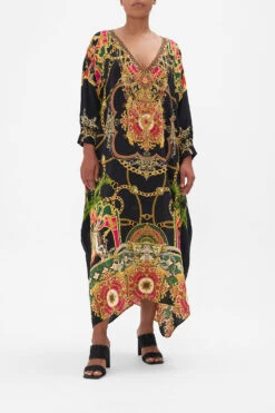 MIDI KAFTAN WITH CUFF JEALOUSY AND JEWELS