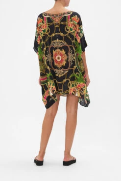 SHORT ROUND NECK KAFTAN JEALOUSY AND JEWELS -Vivid Couture CAMILLA 00024820 SHORT ROUND NECK KAFTAN JEALOUSY AND JEWELS 3