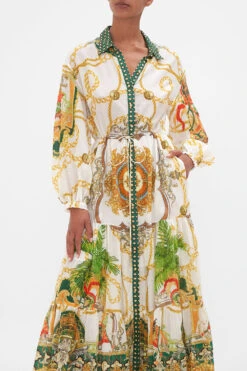 TIERED LONG SHIRT DRESS MY SWEET DEVOTION -Vivid Couture CAMILLA 00024829 TIERED LONG SHIRT DRESS MY SWEET DEVOTION 4