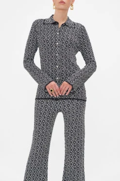 KNIT SHIRT FELINE FANTASY -Vivid Couture CAMILLA 00024835 KNIT SHIRT FELINE FANTASY 5