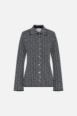 KNIT SHIRT FELINE FANTASY -Vivid Couture CAMILLA 00024835 KNIT SHIRT FELINE FANTASY GHOST 1