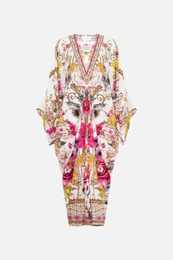 T SHAPE LONG KAFTAN DESTINY CALLING -Vivid Couture CAMILLA 00024843 T SHAPE LONG KAFTAN DESTINY CALLING GHOST 1 e9bc437a 82ae 44aa b63e fc9c73536a07