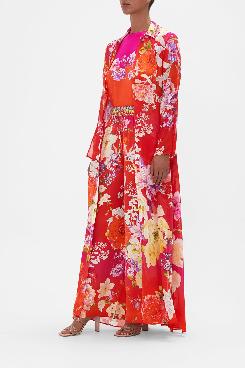 PRINTED TRENCH KISS AND TELL 4 PRINTED TRENCH KISS AND TELL - Image 2