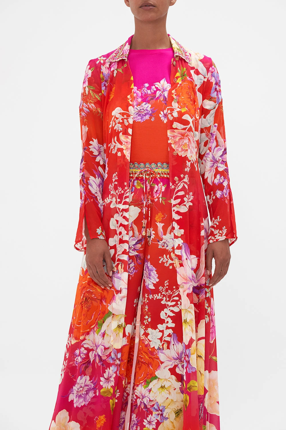 PRINTED TRENCH KISS AND TELL 6 PRINTED TRENCH KISS AND TELL - Image 4