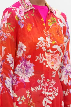 PRINTED TRENCH KISS AND TELL 12 PRINTED TRENCH KISS AND TELL -Vivid Couture CAMILLA 00024862 PRINTED TRENCH KISS AND TELL 5