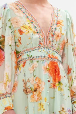 LONG BUTTON FRONT DRESS TALK THE WALK -Vivid Couture CAMILLA 00024908 LONG BUTTON FRONT DRESS TALK THE WALK 5