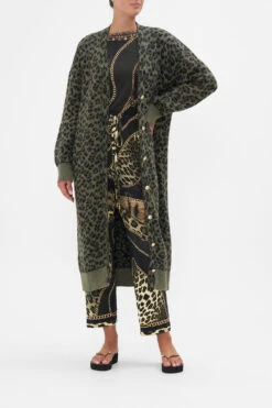 LONG COCOON CARDIGAN LIONS MANE