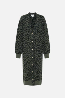 LONG COCOON CARDIGAN LIONS MANE -Vivid Couture CAMILLA 00025014 LONG COCOON CARDIGAN LIONS MANE GHOST