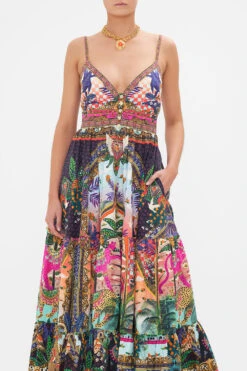 ORGANIC COTTON TIERED BODICE DRESS ALESSANDROS ATLANTIS -Vivid Couture CAMILLA 00025580 TIERED BODICE DRESS ALESSANDROS ATLANTIS 4