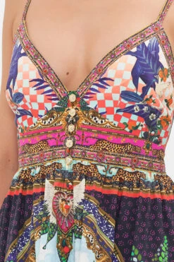 ORGANIC COTTON TIERED BODICE DRESS ALESSANDROS ATLANTIS -Vivid Couture CAMILLA 00025580 TIERED BODICE DRESS ALESSANDROS ATLANTIS 5