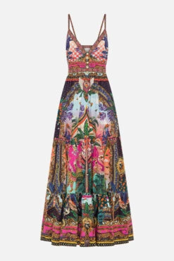 ORGANIC COTTON TIERED BODICE DRESS ALESSANDROS ATLANTIS -Vivid Couture CAMILLA 00025580 TIERED BODICE DRESS ALESSANDROS ATLANTIS GHOST 1