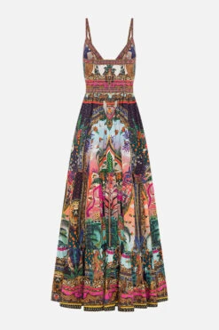 ORGANIC COTTON TIERED BODICE DRESS ALESSANDROS ATLANTIS -Vivid Couture CAMILLA 00025580 TIERED BODICE DRESS ALESSANDROS ATLANTIS GHOST 2