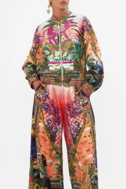 BOMBER JACKET WITH SHIRRED CUFF ALESSANDROS ATLANTIS -Vivid Couture CAMILLA 00025586 BOMBER JACKET W SHIRRED CUFF ALESSANDROS ATLANTIS 4