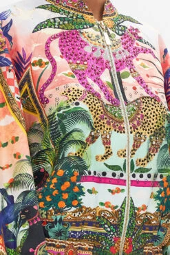 BOMBER JACKET WITH SHIRRED CUFF ALESSANDROS ATLANTIS -Vivid Couture CAMILLA 00025586 BOMBER JACKET W SHIRRED CUFF ALESSANDROS ATLANTIS 5