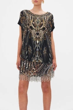 LOOSE FIT TEE - ALL OVER PRINT CHAOS IN THE COSMOS -Vivid Couture CAMILLA 00025987 CHAOSINTHECOSMOS LOOSEFITTEE 4