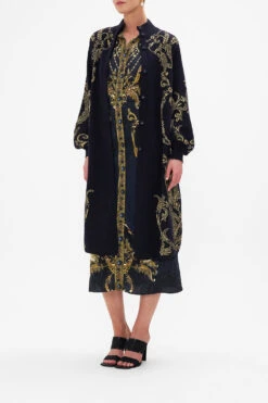 A-LINE COAT MOONLIGHT MELODIES 11 A-LINE COAT MOONLIGHT MELODIES -Vivid Couture CAMILLA 00026425 A LINE COAT MOONLIGHT MELODIES 2