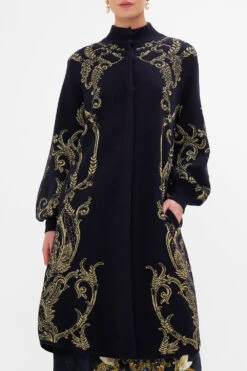 A-LINE COAT MOONLIGHT MELODIES 12 A-LINE COAT MOONLIGHT MELODIES -Vivid Couture CAMILLA 00026425 A LINE COAT MOONLIGHT MELODIES 4