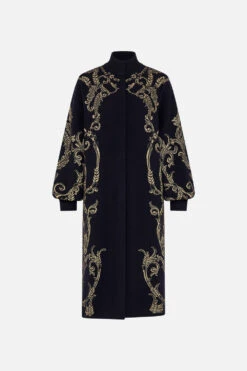 A-LINE COAT MOONLIGHT MELODIES 14 A-LINE COAT MOONLIGHT MELODIES -Vivid Couture CAMILLA 00026425 A LINE COAT MOONLIGHT MELODIES GHOST 1