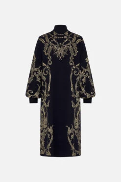 A-LINE COAT MOONLIGHT MELODIES 15 A-LINE COAT MOONLIGHT MELODIES -Vivid Couture CAMILLA 00026425 A LINE COAT MOONLIGHT MELODIES GHOST 2