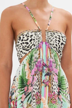 GATHERED CUT OUT DRESS DEAR AMORE MIO -Vivid Couture CAMILLA 00026541 GATHERED CUT OUT DRESS DEAR AMORE MIO 5