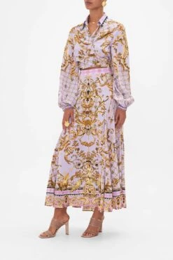 CROPPED WRAP SHIRT LAVENDER EVER AFTER -Vivid Couture CAMILLA 00026549 LAVENDEREVERAFTER CROPPEDWRAPSHIRT 2