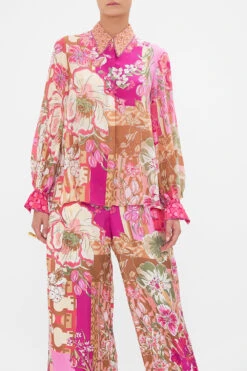 CURVED COLLAR BLOUSE A GIRL NAMED FLORENCE -Vivid Couture CAMILLA 00026553 COLLARED BLOUSE A GIRL NAMED FLORENCE 4