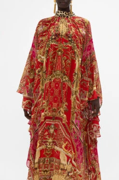 HIGH NECK RUFFLE KAFTAN SWEET SOPRANO -Vivid Couture CAMILLA 00026557 HIGH NECK RUFFLE KAFTAN SWEET SOPRANO 4