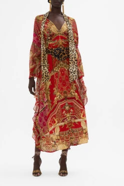 HIGH NECK RUFFLE KAFTAN SWEET SOPRANO -Vivid Couture CAMILLA 00026557 HIGH NECK RUFFLE KAFTAN SWEET SOPRANO 6