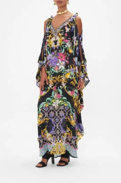 SCARF TIE KAFTAN MEET ME IN MARCHESA -Vivid Couture CAMILLA 00026644 MEETMEINMARCHESA SCARFTIEKAFTAN1