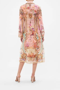 LONG BUTTON FRONT COAT LETTERS FROM THE PINK ROOM -Vivid Couture CAMILLA 00026648 LETTERSFROMTHEPINKROOM LONGBUTTONFRONTCOAT 3