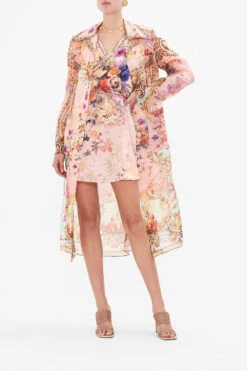 LONG BUTTON FRONT COAT LETTERS FROM THE PINK ROOM -Vivid Couture CAMILLA 00026648 LETTERSFROMTHEPINKROOM LONGBUTTONFRONTCOAT 6