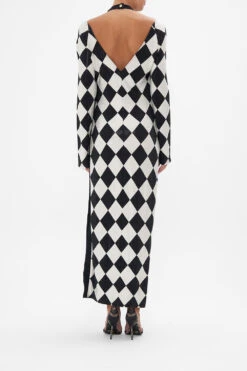 CUT OUT SHOULDER JERSEY DRESS DUOMO DYNASTY -Vivid Couture CAMILLA 00026651 CUT OUT SHOULDER JERSEY DRESS DUOMO DYNASTY 3