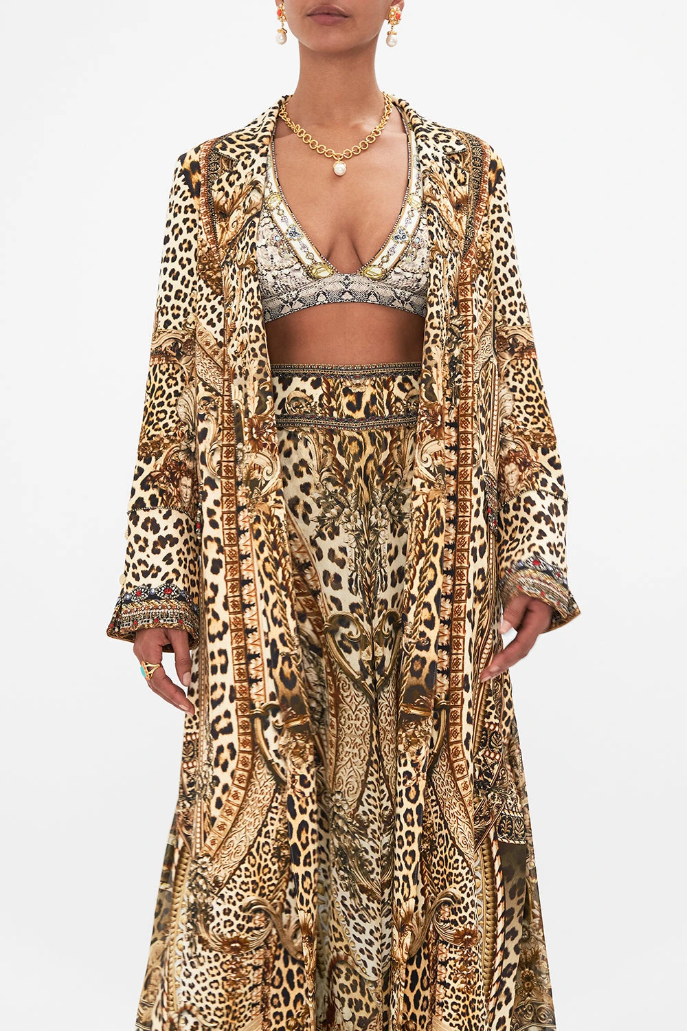 CUFFED SIDE SPLIT COAT STANDING OVATION 7 CUFFED SIDE SPLIT COAT STANDING OVATION - Image 5