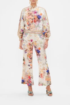 PANELLED SLEEVE BLOUSON BOMBER FRIENDS WITH FRESCOS