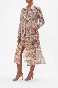 LONG BUTTON FRONT COAT BAMBINO BLISS -Vivid Couture CAMILLA 00026739 BAMBINOBLISS LONGBUTTONFRONTCOAT 4