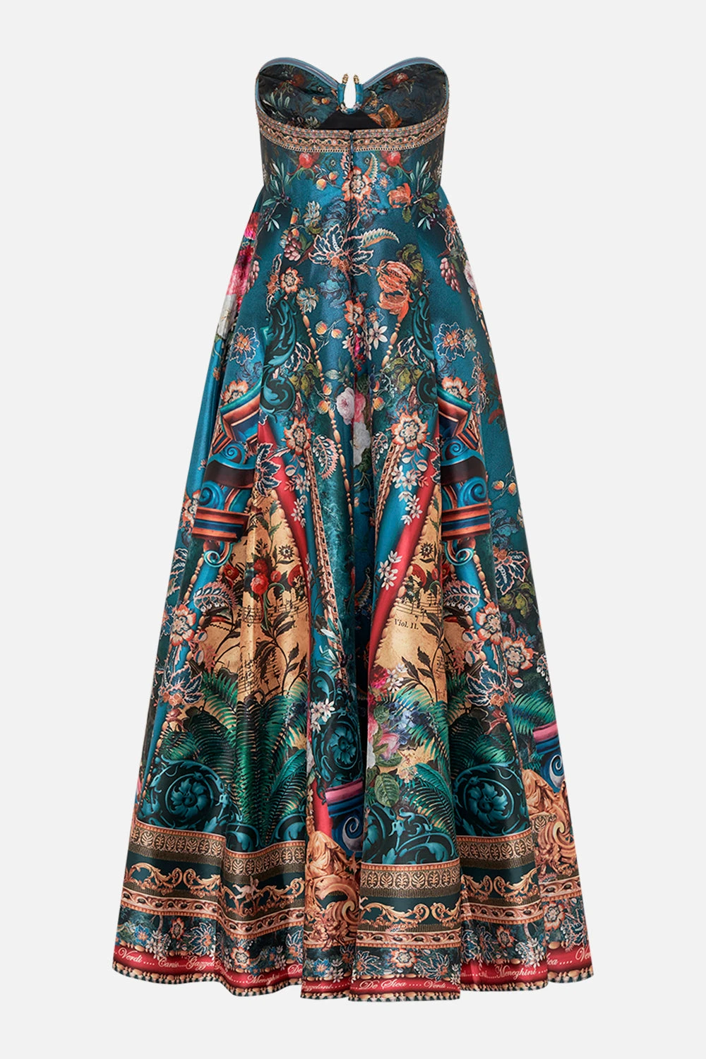 STRAPLESS MAXI DRESS VERDIS WORLD 9 STRAPLESS MAXI DRESS VERDIS WORLD - Image 7