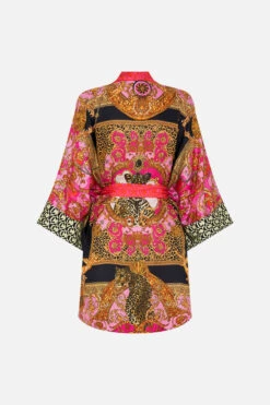 ROBE WITH NARROW COLLAR CIAO PALAZZO -Vivid Couture CAMILLA 00028206 ROBEWNARROWCOLLAR CIAOPALAZZO GHOST 2