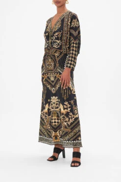 TWIST FRONT BATWING DRESS DUOMO DYNASTY -Vivid Couture CAMILLA 00028208 DUOMODYNASTY TWISTFRONTBATWINGDRESS 2