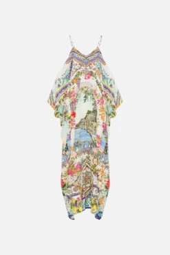 SHOESTRING STRAP KAFTAN AMALFI AMORE -Vivid Couture CAMILLA 00028211 SHOESTRINGSTRAPKAFTAN AMALFIAMORE GHOST 2
