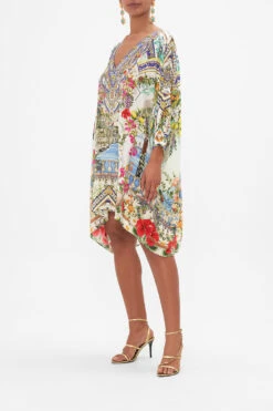 SHORT KAFTAN WITH CUFF AMALFI AMORE -Vivid Couture CAMILLA 00028213 AMALFIAMORE SHORTKAFTANWITHCUFF 2