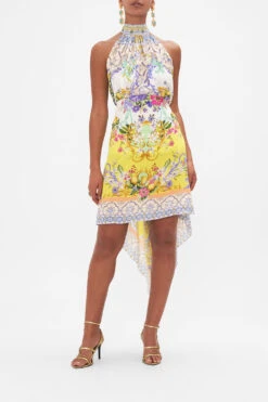 TIE NECK LONG DRESS CATERINA SPRITZ -Vivid Couture CAMILLA 00028214 CATERINASPRITZ TIENECKLONGDRESS 6