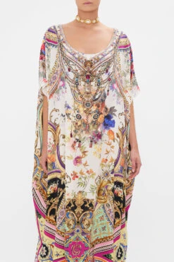 ROUND NECK KAFTAN FRIENDS WITH FRESCOS -Vivid Couture CAMILLA 00028222 ROUND NECK KAFTAN FRIENDS WITH FRESCOS 4